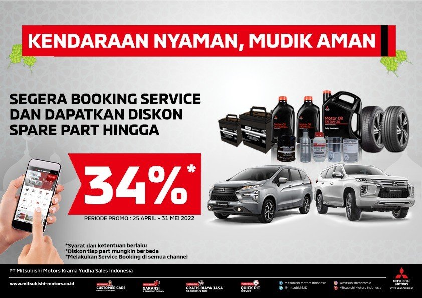 KAMPANYE DAN LAYANAN PERAWATAN KENDARAAN UNTUK KENYAMANAN MUDIK KONSUMEN MITSUBISHI KAMPANYE DAN LAYANAN PERAWATAN KENDARAAN UNTUK KENYAMANAN MUDIK KONSUMEN MITSUBISHI